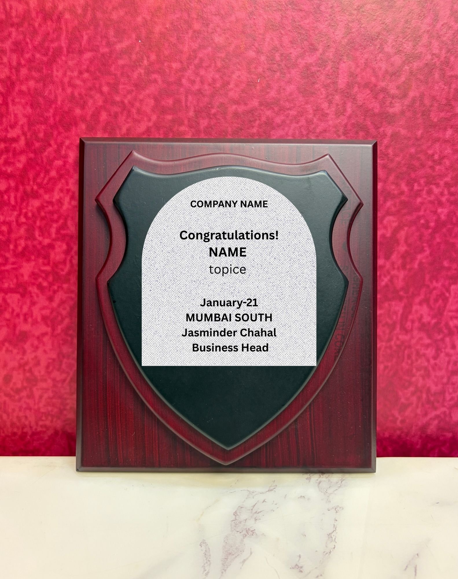 Contemporary Blue Glass Achievement Award