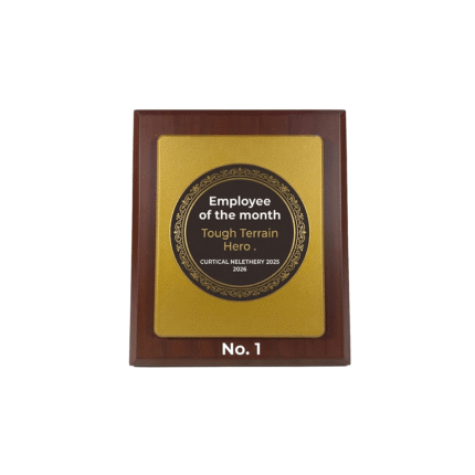Premium Wooden Plaque Trophy Award by Jazka Traders