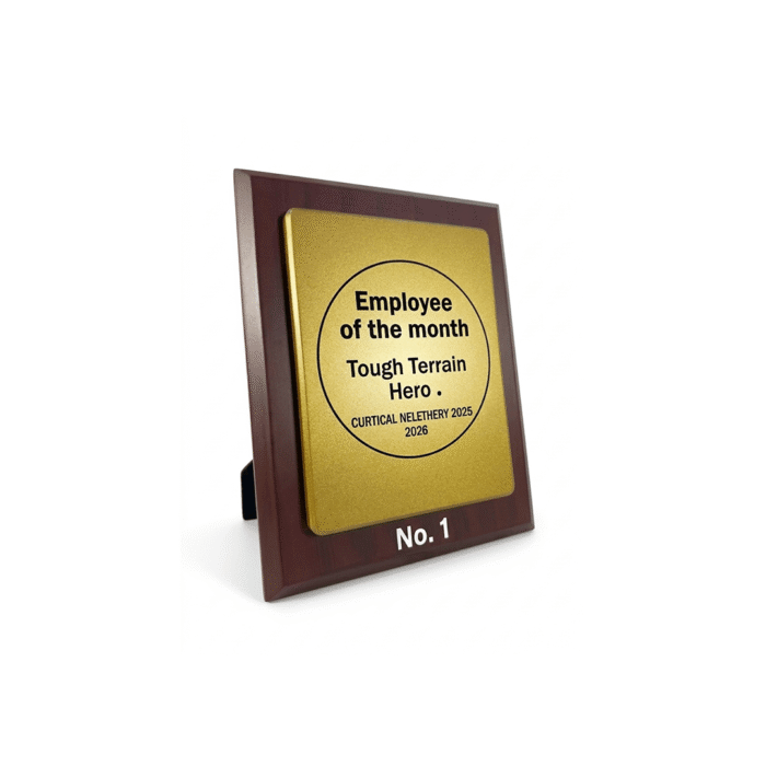 Premium Wooden Plaque Trophy Award by Jazka Traders
