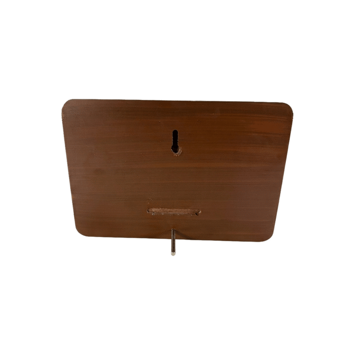 Premium Wooden Corporate Recognition Trophy with Gold Emblem