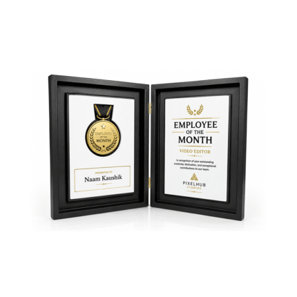 Premium Wooden Medal Award Plaque by Jazka Traders