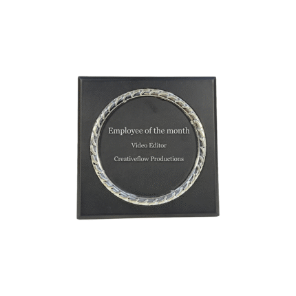 Product Features Premium black wooden trophy plaque with golden detailing Elegant circular decorative design for luxurious appearance Durable and sturdy construction for long-term use Customizable logo, text, and branding options available Ideal for corporate recognition and appreciation ceremonies Smooth polished finish with premium craftsmanship Suitable for offices, institutions, and professional events Lightweight and easy-to-display plaque trophy Perfect for leadership honors and achievement awards Manufactured with quality standards by Jazka Traders