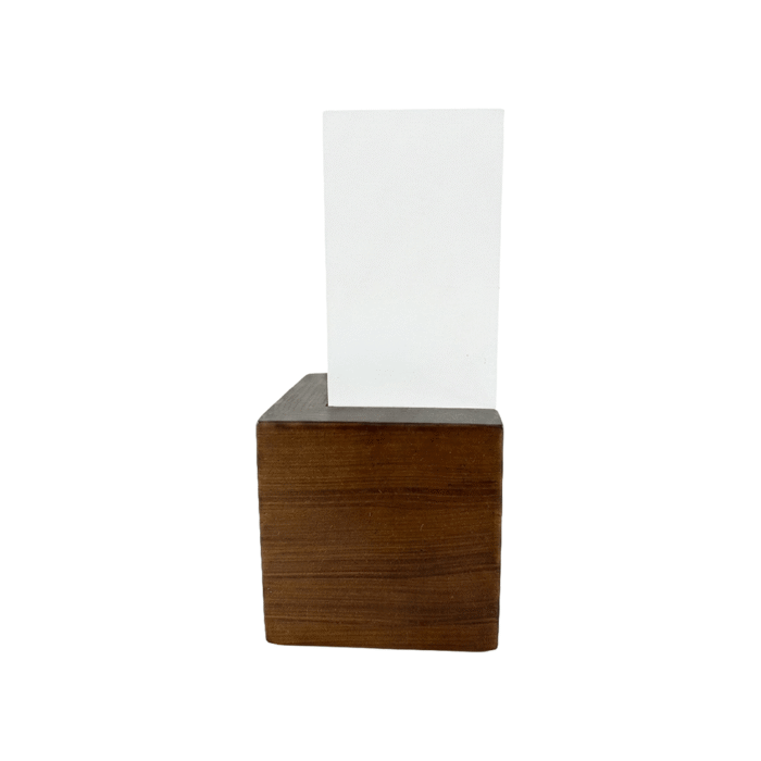 Elegant White Wooden Corporate Trophy by Jazka Traders