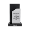 Modern Black & Silver Corporate Trophy by Jazka Traders