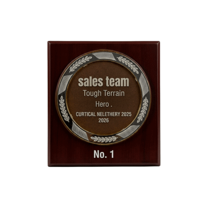 Premium Wooden Sales Achievement Plaque by Jazka Traders