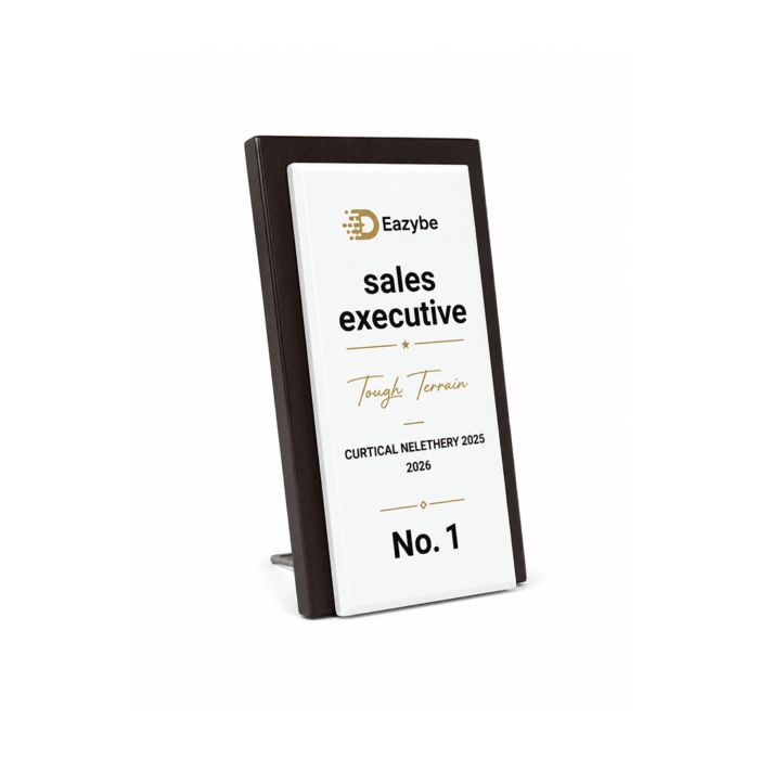 Premium Wooden Corporate Trophy Award by Jazka Traders