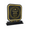 Premium Black & Gold Corporate Award Trophy by Jazka Traders
