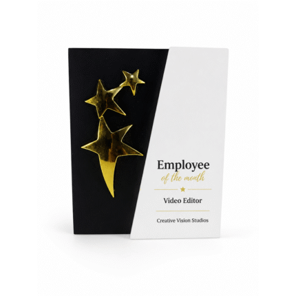 Premium Star Corporate Trophy Award by Jazka Traders – Modern Achievement Recognition Trophy