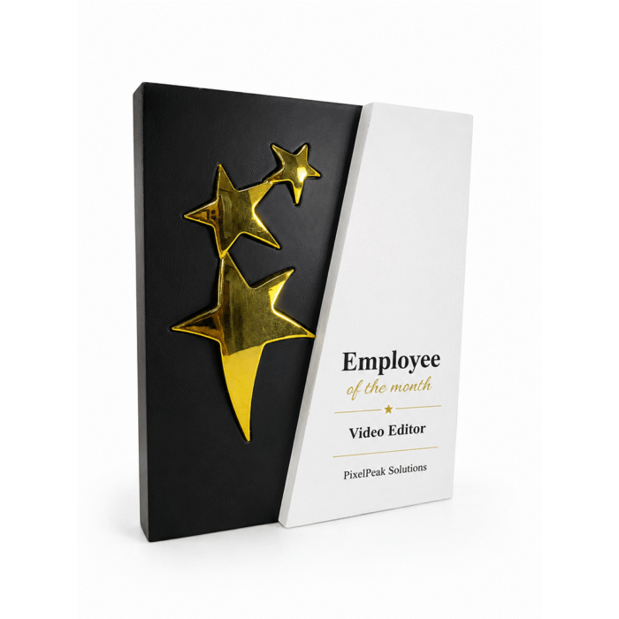 Premium Star Corporate Trophy Award by Jazka Traders – Modern Achievement Recognition Trophy