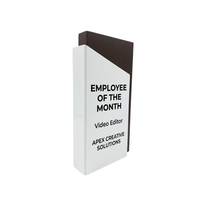 Modern Acrylic & Wooden Recognition Trophy by Jazka Traders – Premium Corporate Award