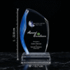 Blue Edge Crystal Acrylic Trophy