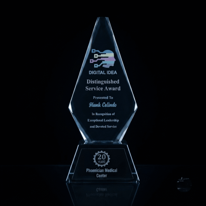 Diamond Crystal Acrylic Trophy