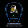Blue Edge Crystal Acrylic Award Trophy