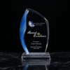 Blue Edge Crystal Acrylic Trophy