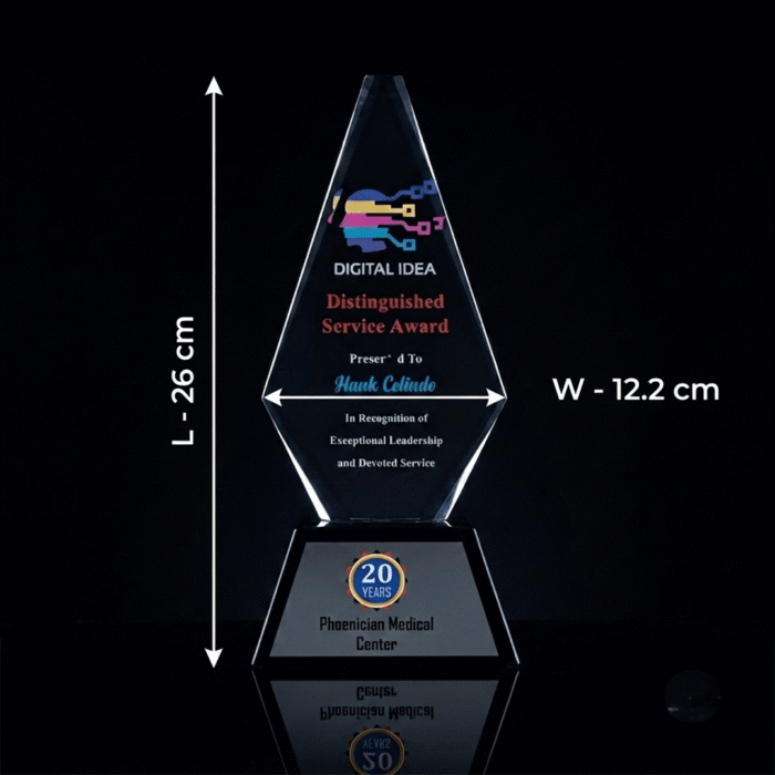 Diamond Crystal Acrylic Trophy