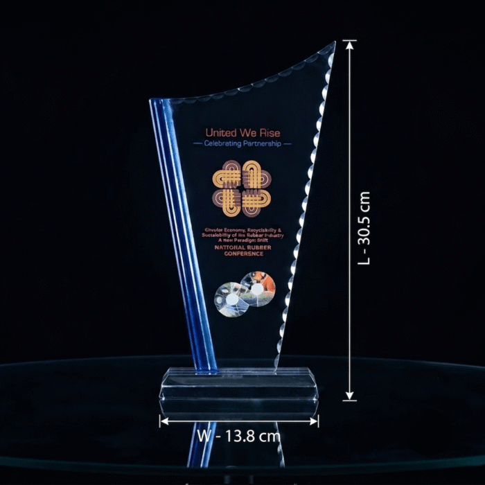 JT-A14 Premium Curved Crystal Trophy