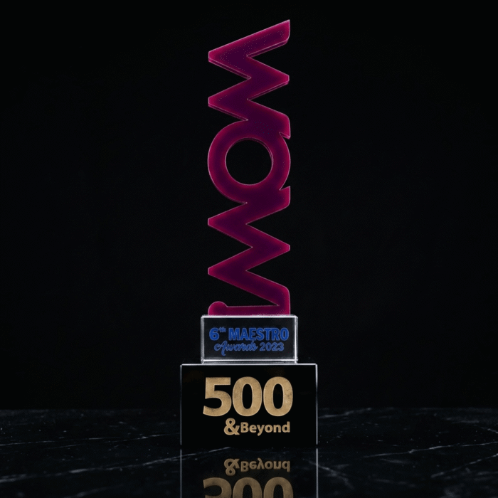 Designer Crystal Acrylic Trophy