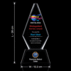 Diamond Crystal Acrylic Trophy