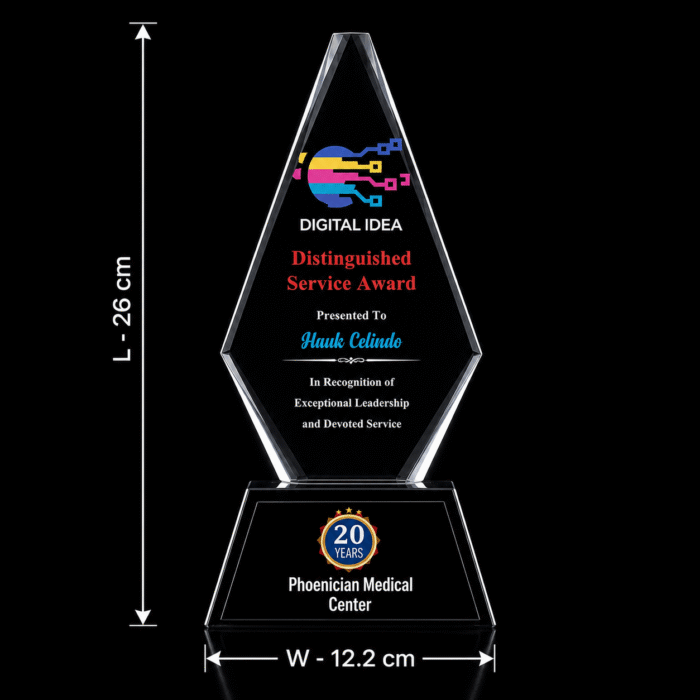 Diamond Crystal Acrylic Trophy